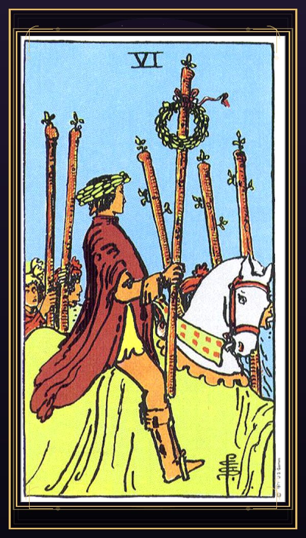 완드 6 (Six of Wands)