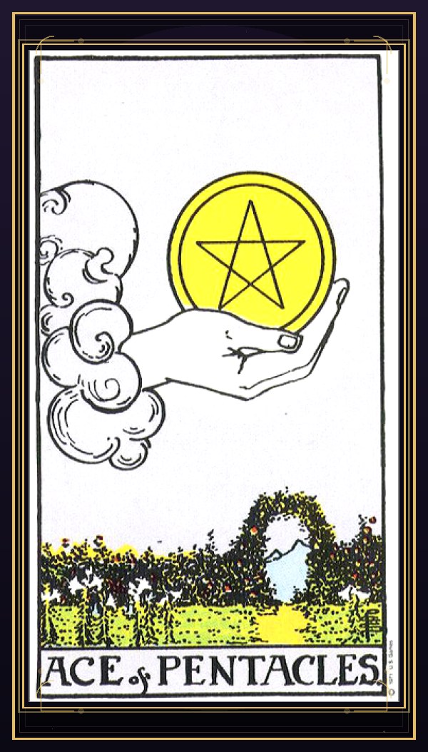 펜타클 에이스 (Ace of Pentacles)