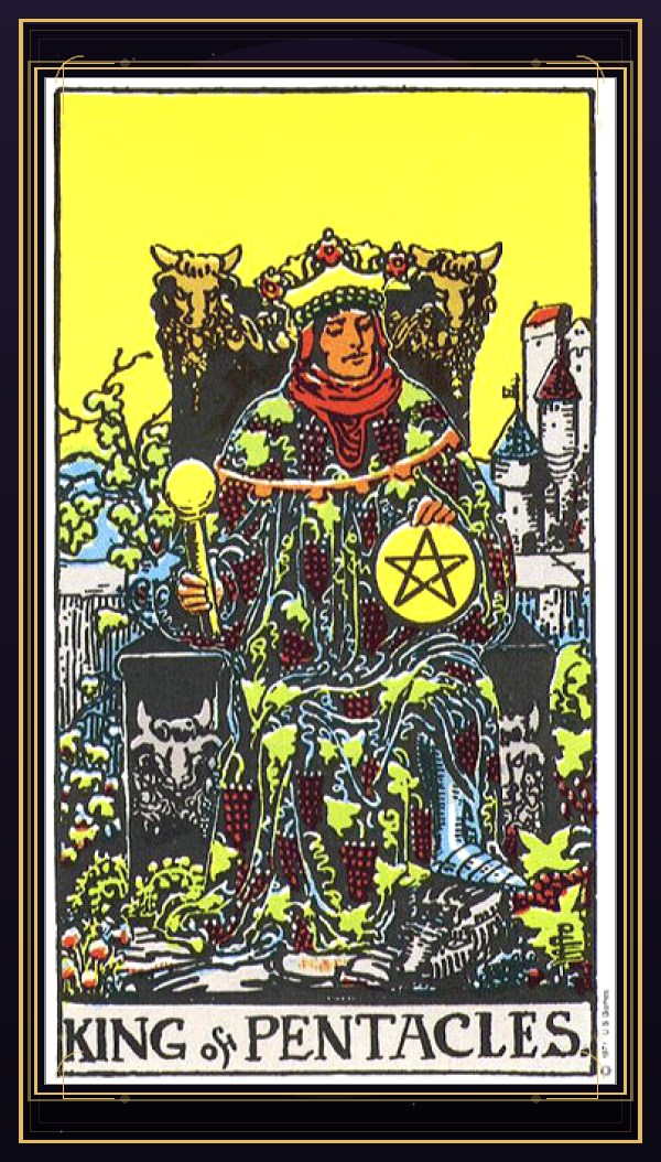 펜타클 왕 (King of Pentacles)
